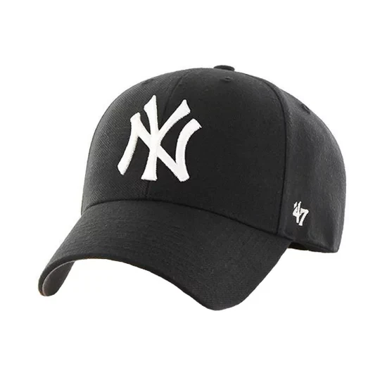 Zdjęcie produktu 47 Brand New York Yankees MVP Cap B-MVP17WBV-BK, Unisex, Czarne, czapki z daszkiem, akryl, rozmiar: One size