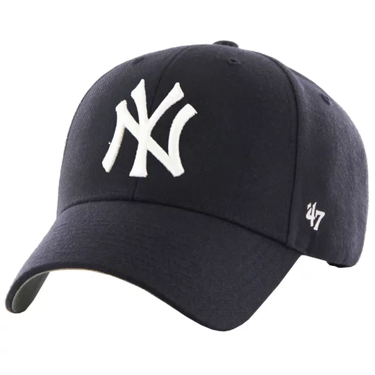 Zdjęcie produktu 47 Brand New York Yankees MVP Cap B-MVP17WBV-NYB, Unisex, Granatowe, czapki z daszkiem, akryl, rozmiar: One size