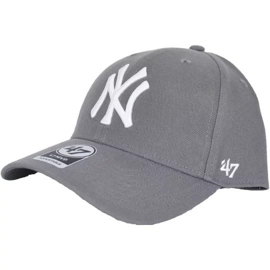 Zdjęcie produktu 47 Brand New York Yankees MVP Cap B-MVPSP17WBP-DY, Unisex, Szare, czapki z daszkiem, akryl, rozmiar: One size