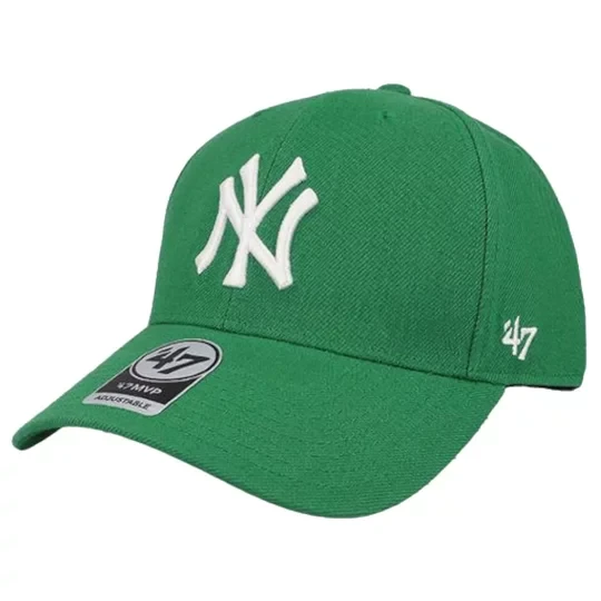 Zdjęcie produktu 47 Brand New York Yankees MVP Cap B-MVPSP17WBP-KY, Unisex, Zielone, czapki z daszkiem, akryl, rozmiar: One size