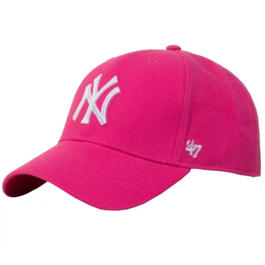 Zdjęcie produktu 47 Brand New York Yankees MVP Cap B-MVPSP17WBP-MA, Unisex, Różowe, czapki z daszkiem, akryl, rozmiar: One size