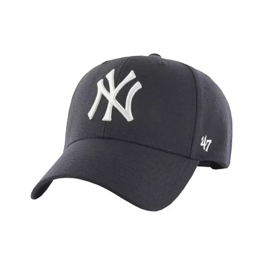 Zdjęcie produktu 47 Brand New York Yankees MVP Cap B-MVPSP17WBP-NY, Unisex, Granatowe, czapki z daszkiem, akryl, rozmiar: One size