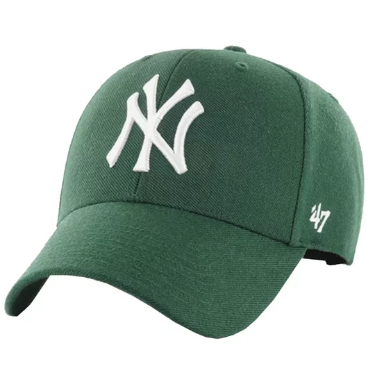 Zdjęcie produktu 47 Brand New York Yankees MVP Cap B-MVPSP17WBP-PG, Męskie, Zielone, czapki z daszkiem, akryl, rozmiar: One size