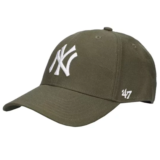 Zdjęcie produktu 47 Brand New York Yankees MVP Cap B-MVPSP17WBP-SW, Unisex, Zielone, czapki z daszkiem, akryl, rozmiar: One size