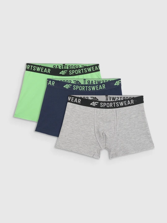 Zdjęcie produktu 4F Bielizna bokserki (3-pack) chłopięce - multikolor 134 / 140 (8-10 lat)