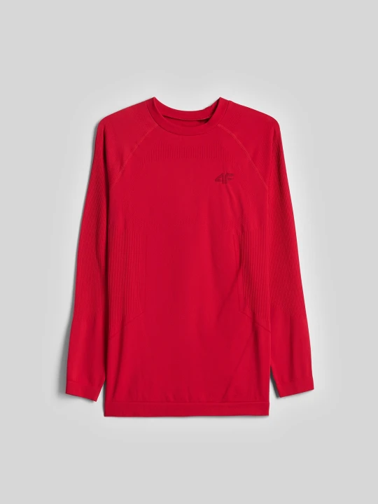 Zdjęcie produktu 4F Bielizna termoaktywna bezszwowa (góra) męska - czerwona XXL / 3XL