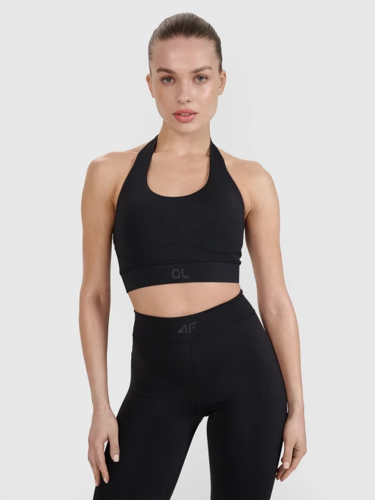 Zdjęcie produktu 4F Biustonosz treningowy z niskim wsparciem 4F x Anna Lewandowska - czarny XL