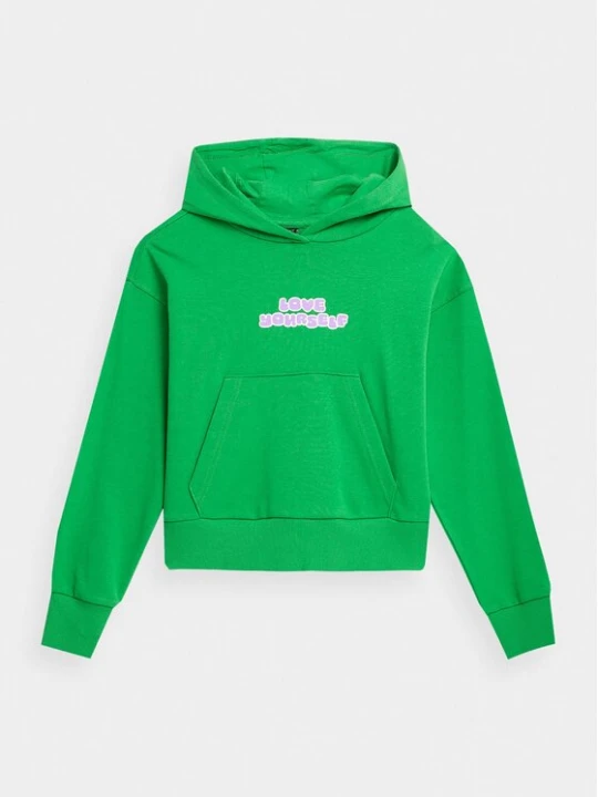 Zdjęcie produktu 4F Bluza 4FJAW23TSWSF645 Zielony Regular Fit