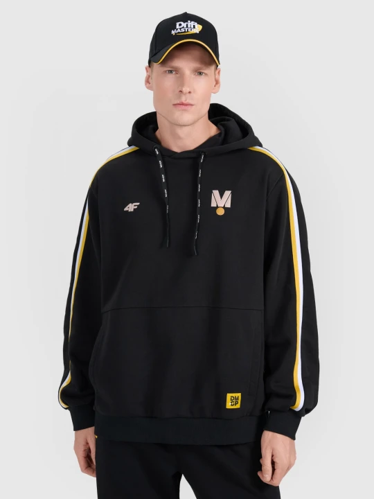 Zdjęcie produktu 4F Bluza dresowa nierozpinana z kapturem uniseks 4F | Drift Masters - czarna M