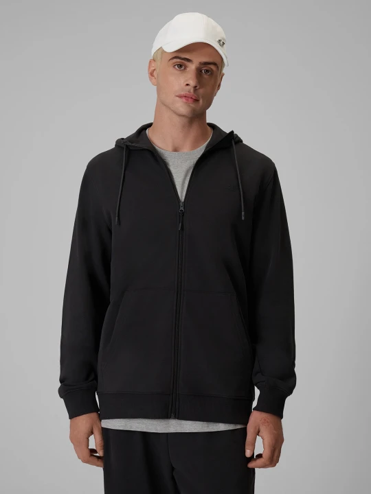 Zdjęcie produktu 4F Bluza dresowa regular z kapturem męska - szara S