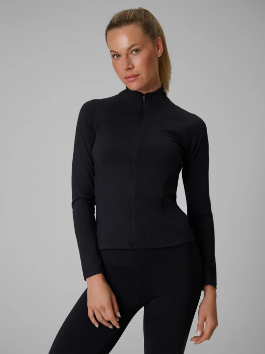 Zdjęcie produktu 4F Bluza treningowa slim bez kaptura damska - czarna M