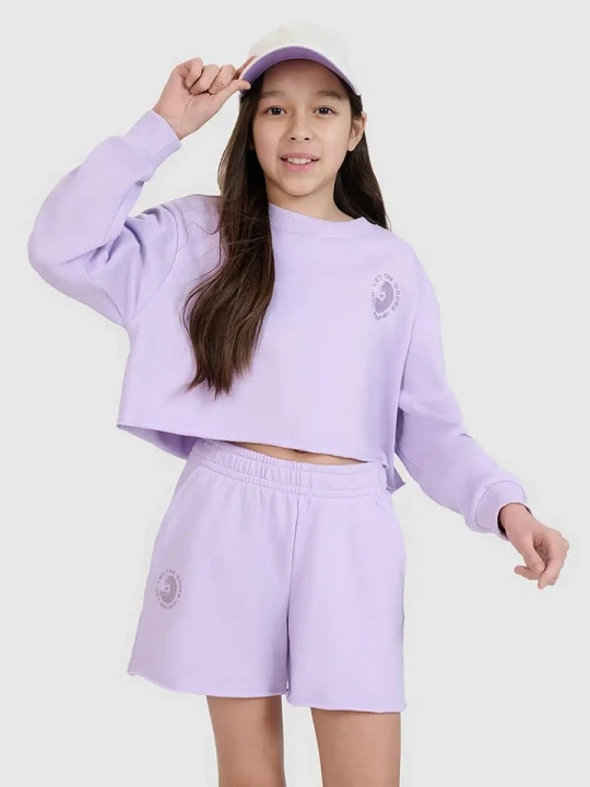 Zdjęcie produktu 4F Bluza w kolorze lawendowym rozmiar: 122