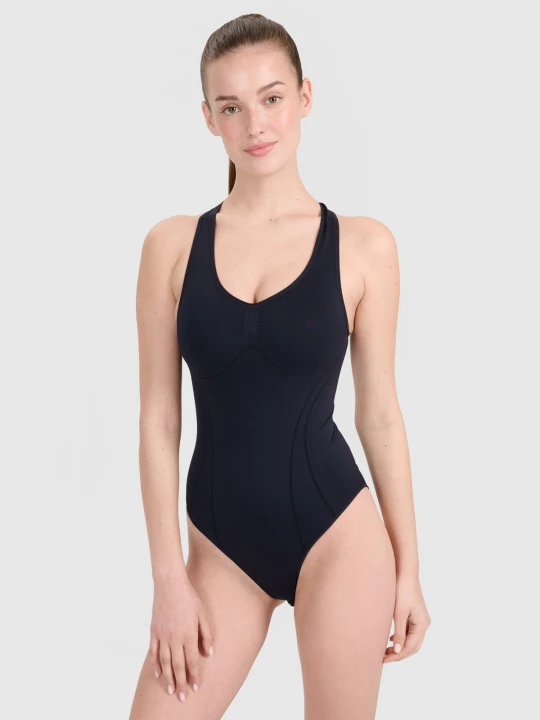 Zdjęcie produktu 4F Body treningowe szybkoschnące damskie - czarne XS / S