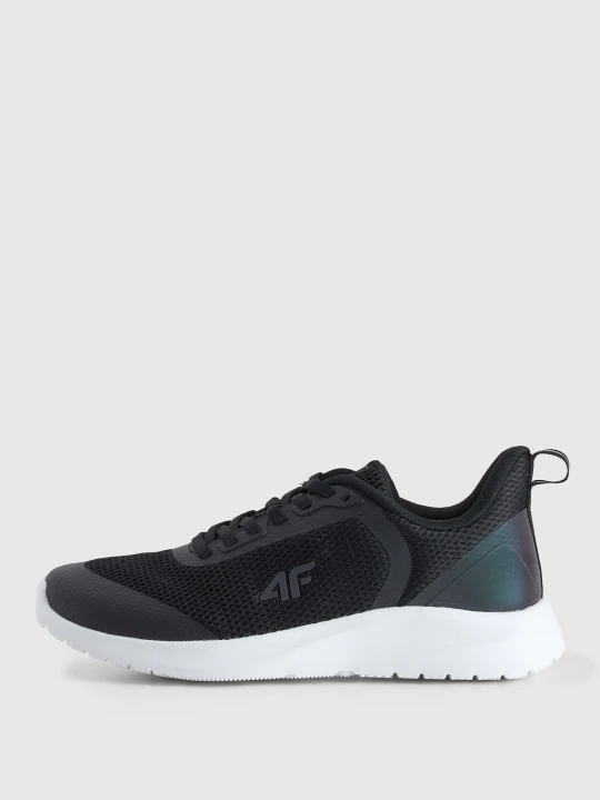 Zdjęcie produktu 4F Buty sportowe z przewiewną cholewką dziecięce - czarne 34