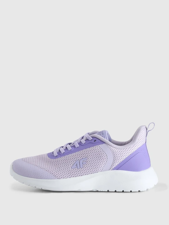 Zdjęcie produktu 4F Buty sportowe z przewiewną cholewką dziecięce - fioletowe 35