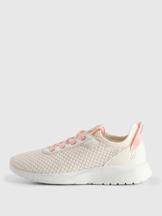 Zdjęcie produktu 4F Buty sportowe z przewiewną cholewką dziecięce - różowe 34