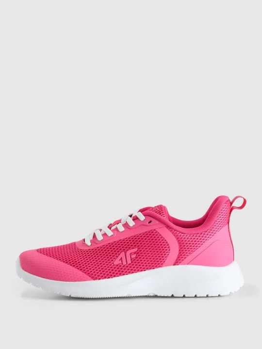 Zdjęcie produktu 4F Buty sportowe z przewiewną cholewką dziecięce - różowe 34