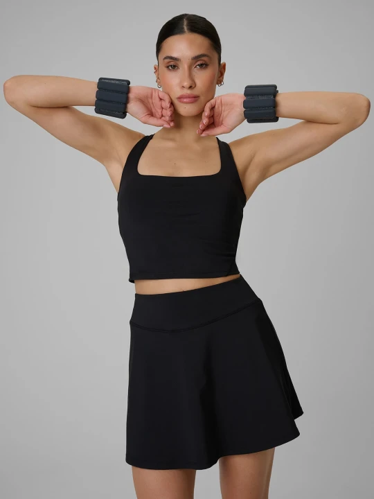 Zdjęcie produktu 4F Crop top treningowy slim szybkoschnący damski - czarny M