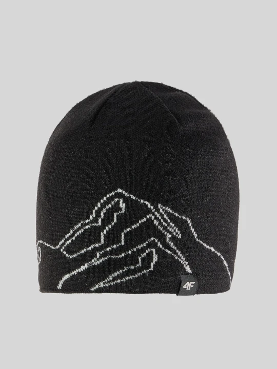Zdjęcie produktu 4F Czapka beanie chłopięca - czarna Uniwersalny