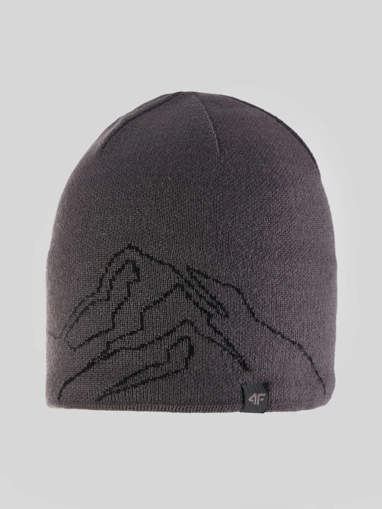 Zdjęcie produktu 4F Czapka beanie chłopięca - szara Uniwersalny