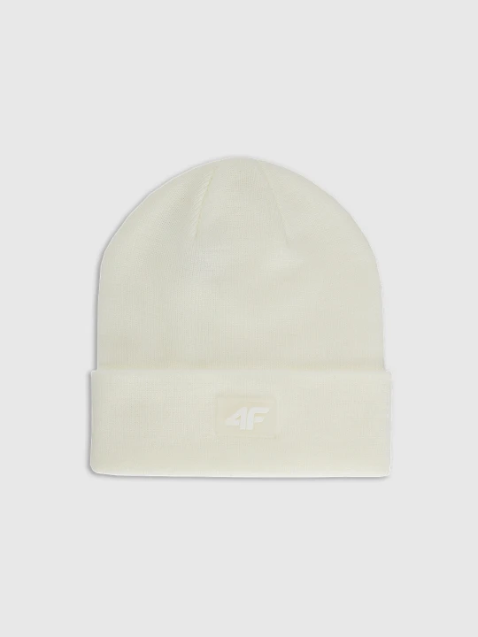 Zdjęcie produktu 4F Czapka beanie dziecięca - biała Uniwersalny