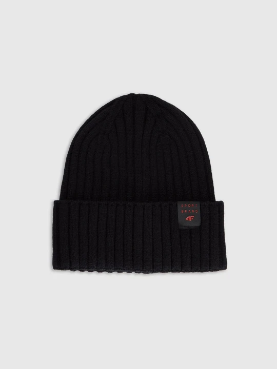 Zdjęcie produktu 4F Czapka beanie dziecięca - czarna Uniwersalny