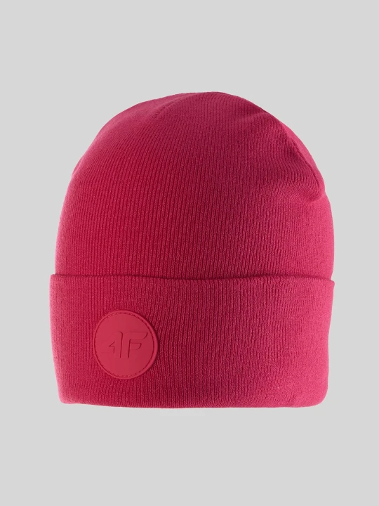 Zdjęcie produktu 4F Czapka beanie dziewczęca - różowa Uniwersalny
