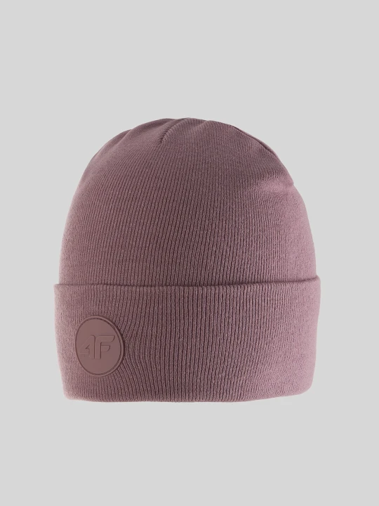 Zdjęcie produktu 4F Czapka beanie dziewczęca - różowa Uniwersalny