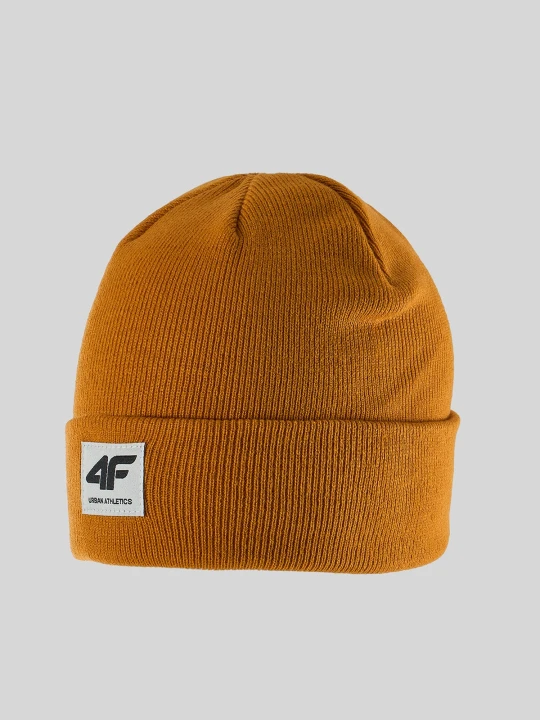 Zdjęcie produktu 4F Czapka beanie męska - żółta Uniwersalny