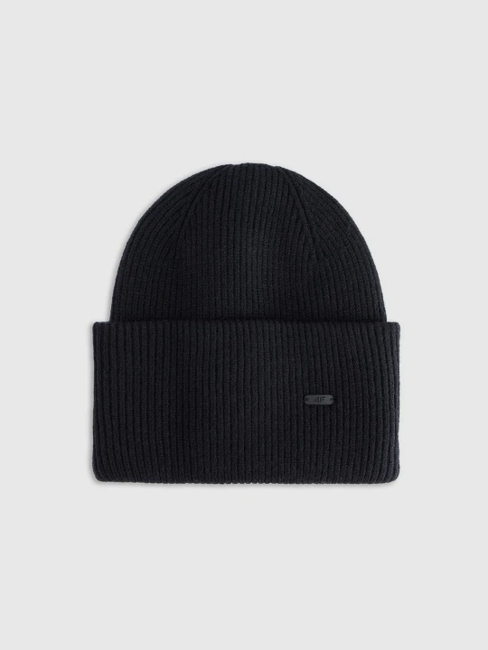 Zdjęcie produktu 4F Czapka beanie uniseks - czarna Uniwersalny