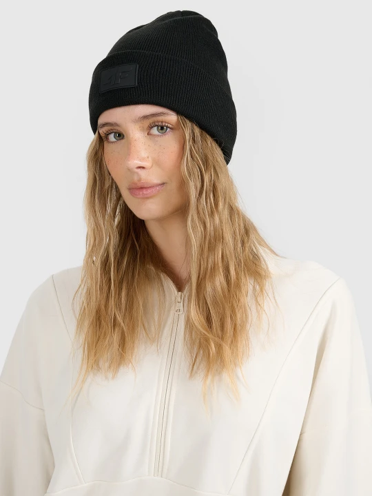 Zdjęcie produktu 4F Czapka beanie uniseks - czarna Uniwersalny
