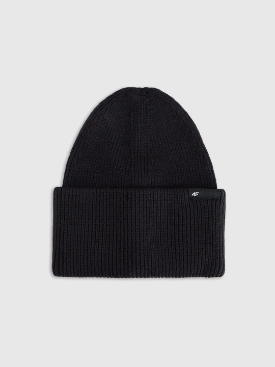 Zdjęcie produktu 4F Czapka beanie uniseks - czarna Uniwersalny