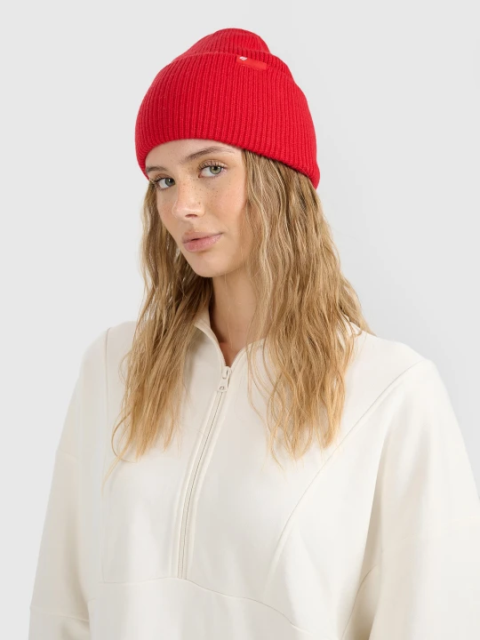 Zdjęcie produktu 4F Czapka beanie uniseks - czerwona Uniwersalny