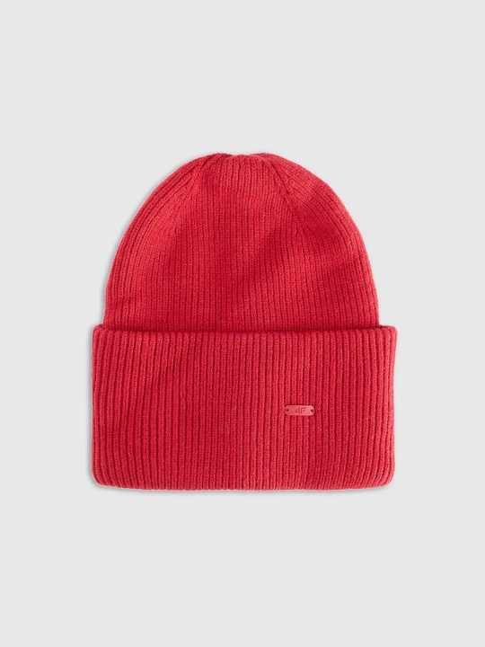 Zdjęcie produktu 4F Czapka beanie uniseks - czerwona Uniwersalny