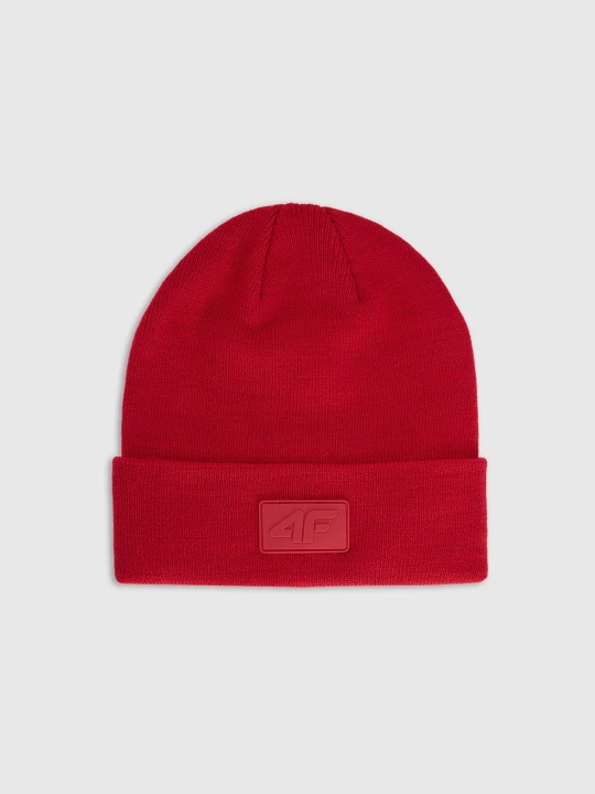 Zdjęcie produktu 4F Czapka beanie uniseks - czerwona Uniwersalny