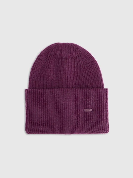 Zdjęcie produktu 4F Czapka beanie uniseks - fioletowa Uniwersalny