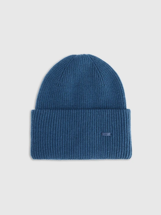 Zdjęcie produktu 4F Czapka beanie uniseks - granatowa Uniwersalny