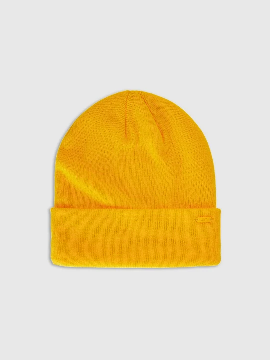 Zdjęcie produktu 4F Czapka beanie uniseks - pomarańczowa Uniwersalny Żółty