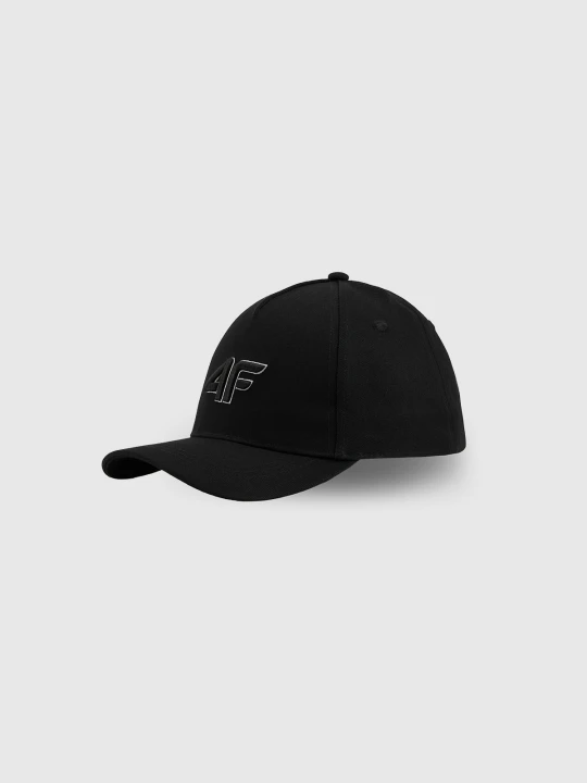 Zdjęcie produktu 4F Czapka z daszkiem snapback dziecięca - czarna MT