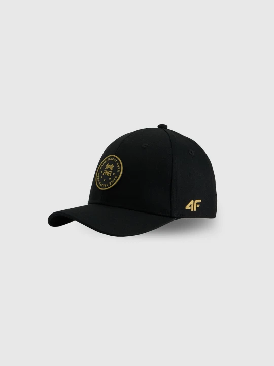 Zdjęcie produktu 4F Czapka z daszkiem strapback chłopięca 4F JUNIOR x Robert Lewandowski - czarna MT