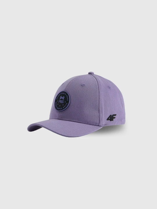 Zdjęcie produktu 4F Czapka z daszkiem strapback chłopięca 4F JUNIOR x Robert Lewandowski - fioletowa MT