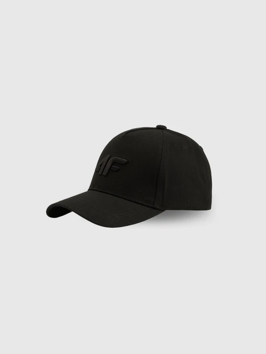 Zdjęcie produktu 4F Czapka z daszkiem strapback damska - czarna S / M (58cm)