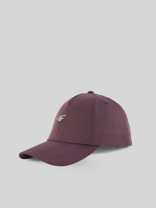 Zdjęcie produktu 4F Czapka z daszkiem strapback damska - fioletowa XS / S (56cm)