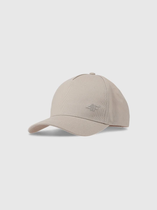 Zdjęcie produktu 4F Czapka z daszkiem strapback dziecięca - beżowa Uniwersalny