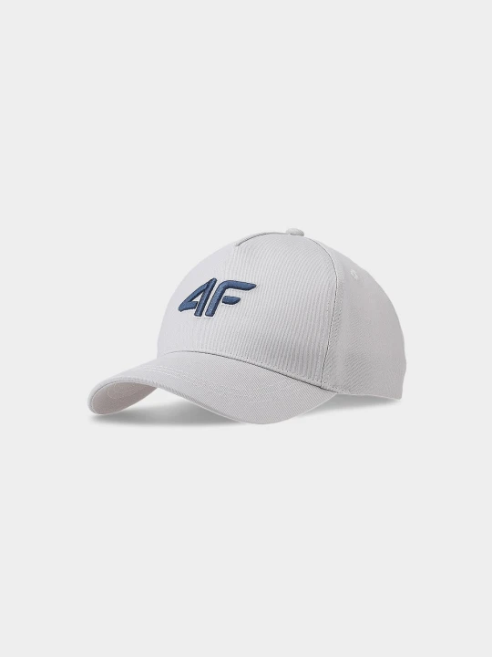Zdjęcie produktu 4F Czapka z daszkiem strapback dziecięca - biała Uniwersalny