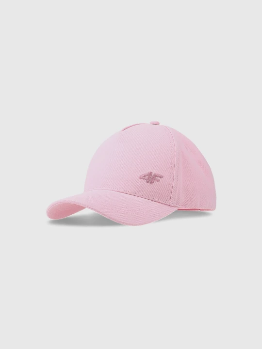 Zdjęcie produktu 4F Czapka z daszkiem strapback dziecięca - różowa Uniwersalny