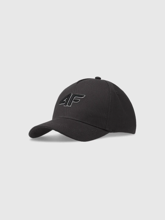 Zdjęcie produktu 4F Czapka z daszkiem strapback dziecięca - szara Uniwersalny