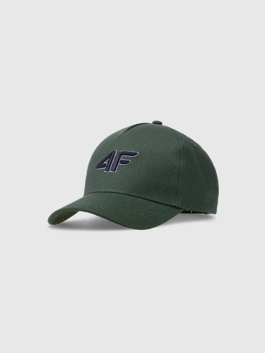 Zdjęcie produktu 4F Czapka z daszkiem strapback dziecięca - zielona Uniwersalny