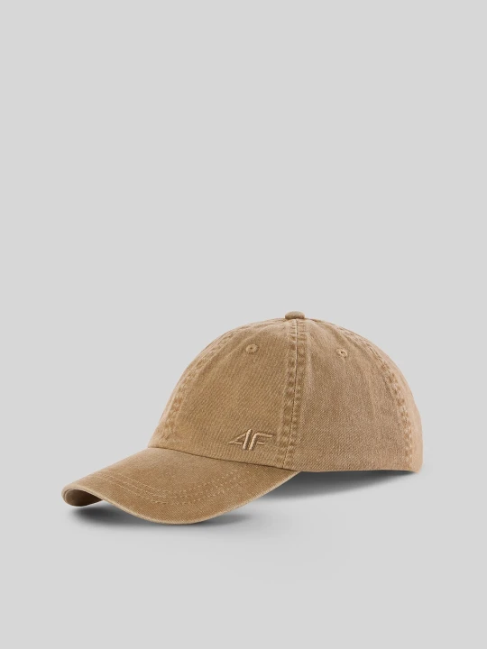 Zdjęcie produktu 4F Czapka z daszkiem strapback męska - beżowa L / XL (60cm)