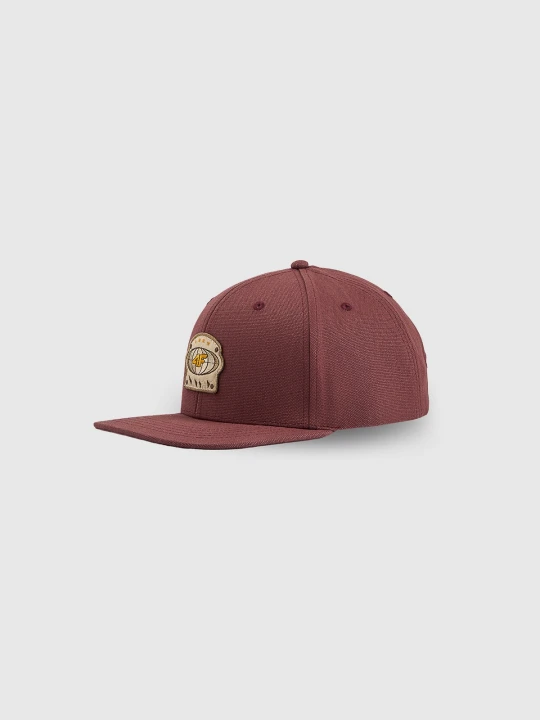 Zdjęcie produktu 4F Czapka z daszkiem strapback męska - burgundowa L / XL (60cm) Czerwony